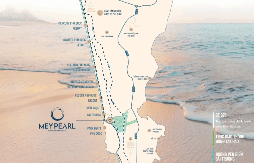 VỊ TRÍ DỰ ÁN MEYPEARL HARMONY PHÚ QUỐC