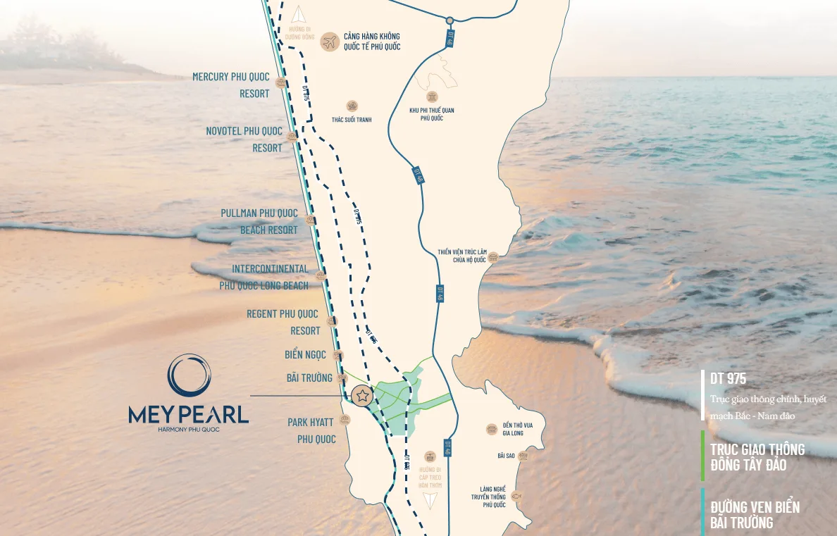 VỊ TRÍ DỰ ÁN MEYPEARL HARMONY PHÚ QUỐC